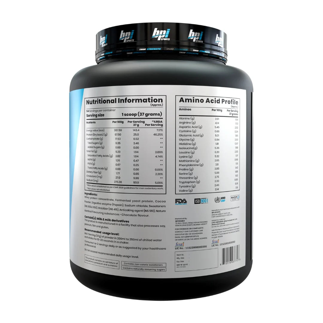 Bpi Sports Whey HD 2KG Classic Chocolate