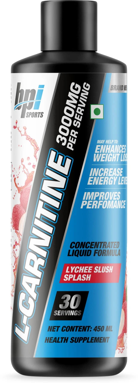 BPI Sports L-Carnitine - 450ml - 30 servings Lychee slush