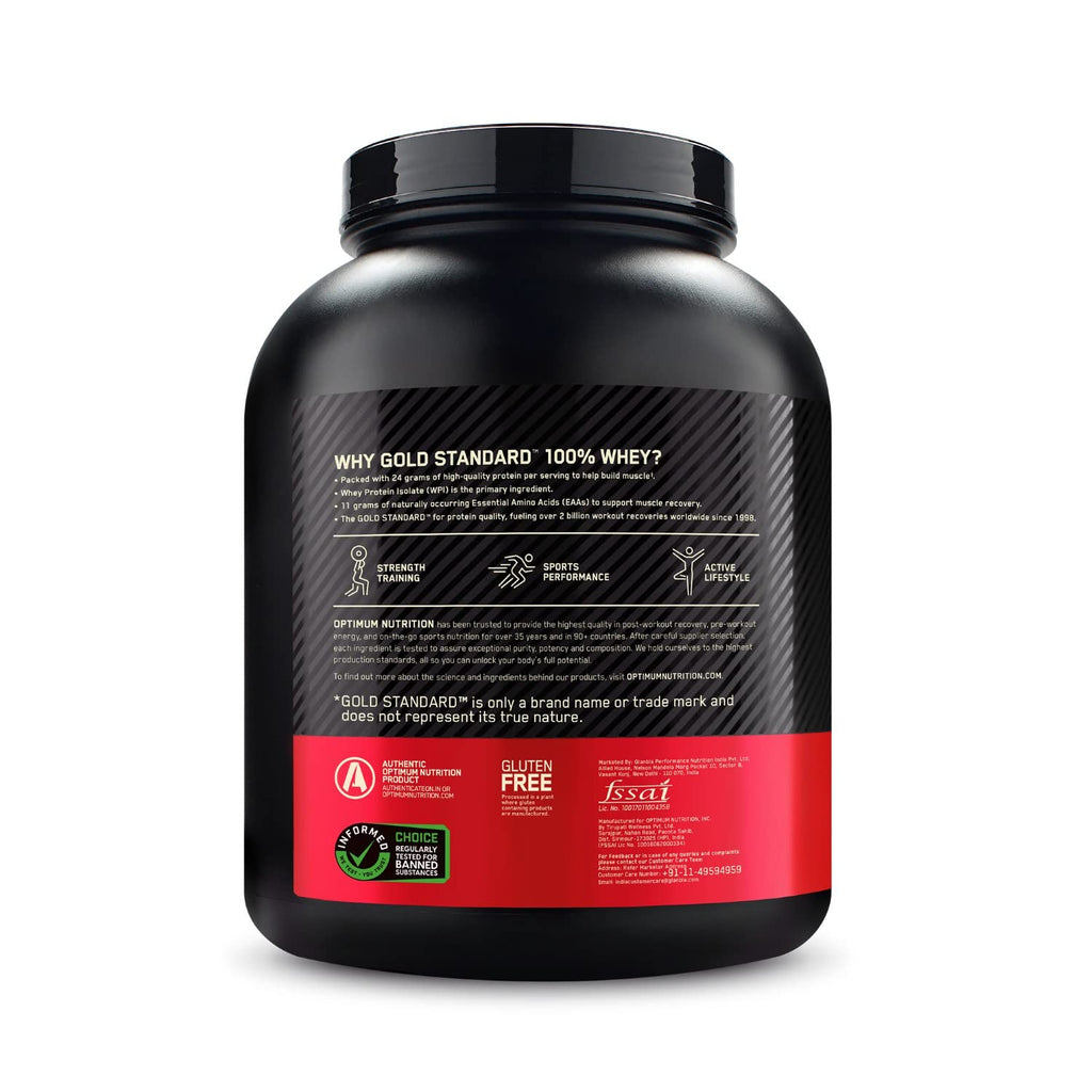 Optimum Nutrition (ON) Gold Standard 100% Whey Protein Powder 1.7 Kg (Double Rich Chocolate), 55 Serves, for Muscle Support & Recovery, Vegetarian - Primary Source Whey Isolate