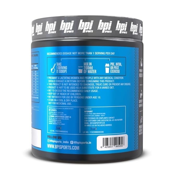 BPI Sports ग्लूटामाइन- 60 सर्विंग्स- 300 gm