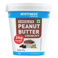 MYFITNESS पीनट बटर चॉकलेट स्प्रेड क्रंची 510g | 23g प्रोटीन और 9g फाइबर | नाश्ते और नाश्ते के लिए स्वादिष्ट और स्वस्थ नट बटर स्प्रेड | कोलेस्ट्रॉल मुक्त | ज़ीरो ट्रांस फैट | कुरकुरे पीनट बटर