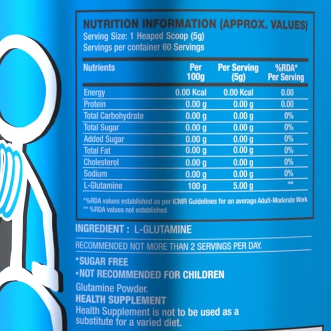 BPI Sports ग्लूटामाइन- 60 सर्विंग्स- 300 gm