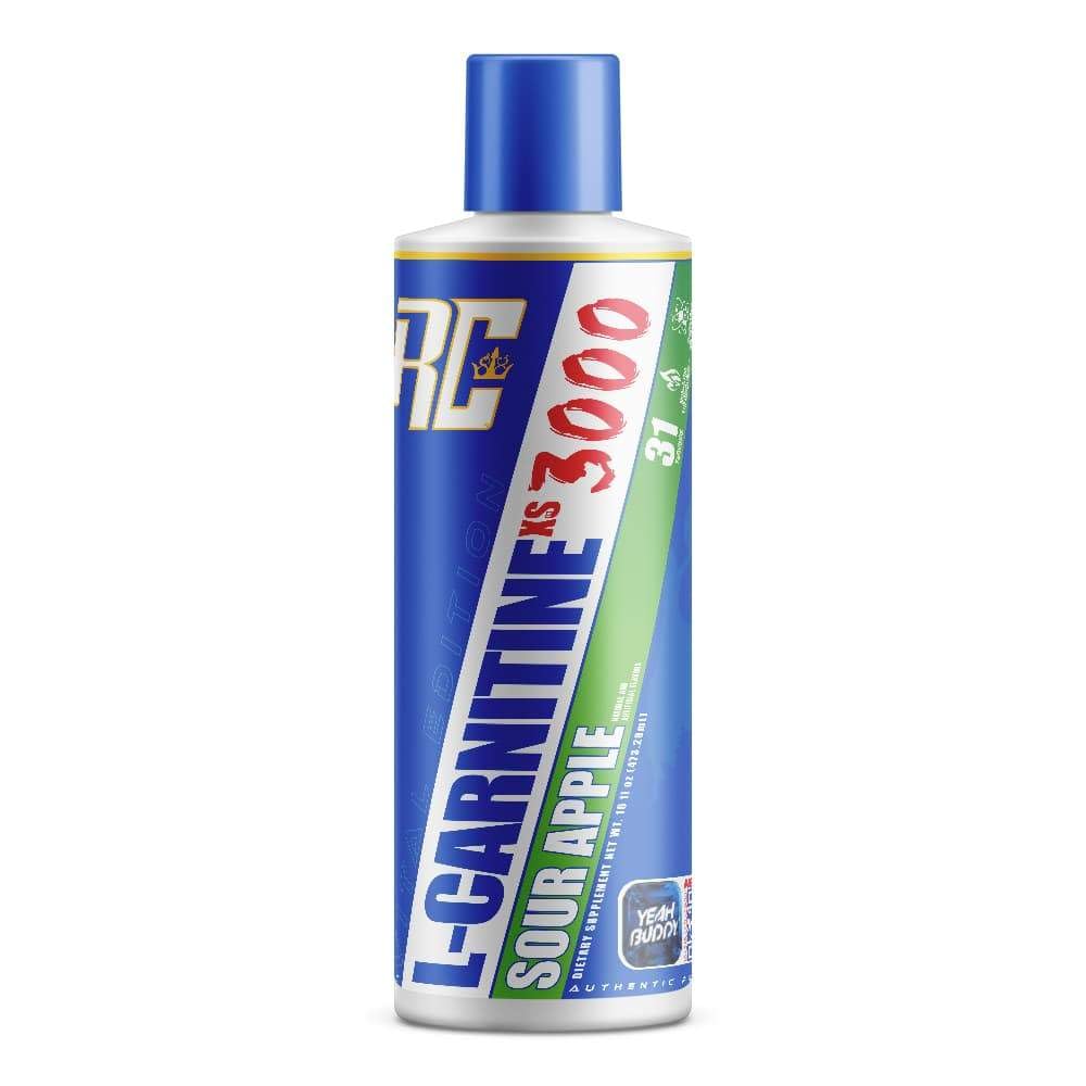 Ronnie Coleman Signature Series L-Carnitine 3000,Liquid Dietary Supplement,31 Servings (473.28 Ml Pack Of 1, Sour Apple)