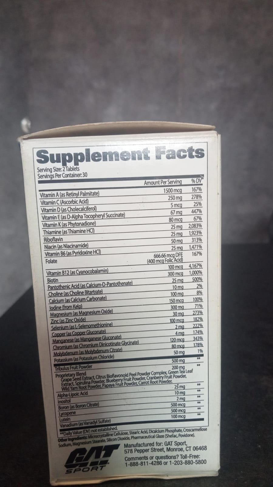 Gat Mens Multi+Test