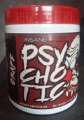 Insane Labz Psychotic, High Stimulant Pre Workout Powder 35 Srvgs (grape) New Pack