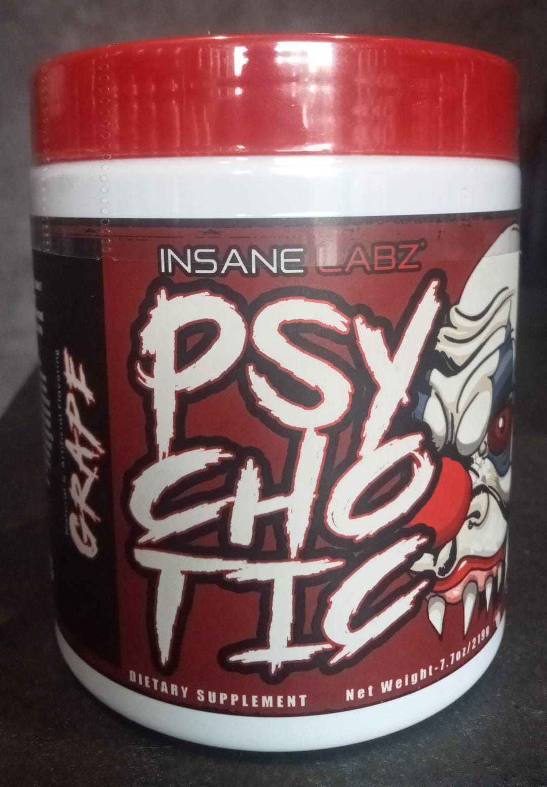 Insane Labz Psychotic, High Stimulant Pre Workout Powder 35 Srvgs (grape) New Pack