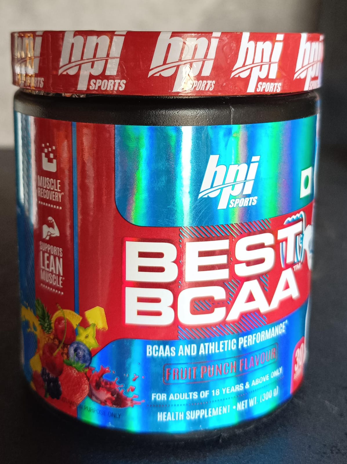 BPI Sports Best BCAA - BCAA Powder - Branched Chain Amino Acids - Muscle Recovery - Muscle Protein Synthesis - Lean Muscle - Improved Performance - Hydration -Fruit Punch - 30 Servings - 300 gram.