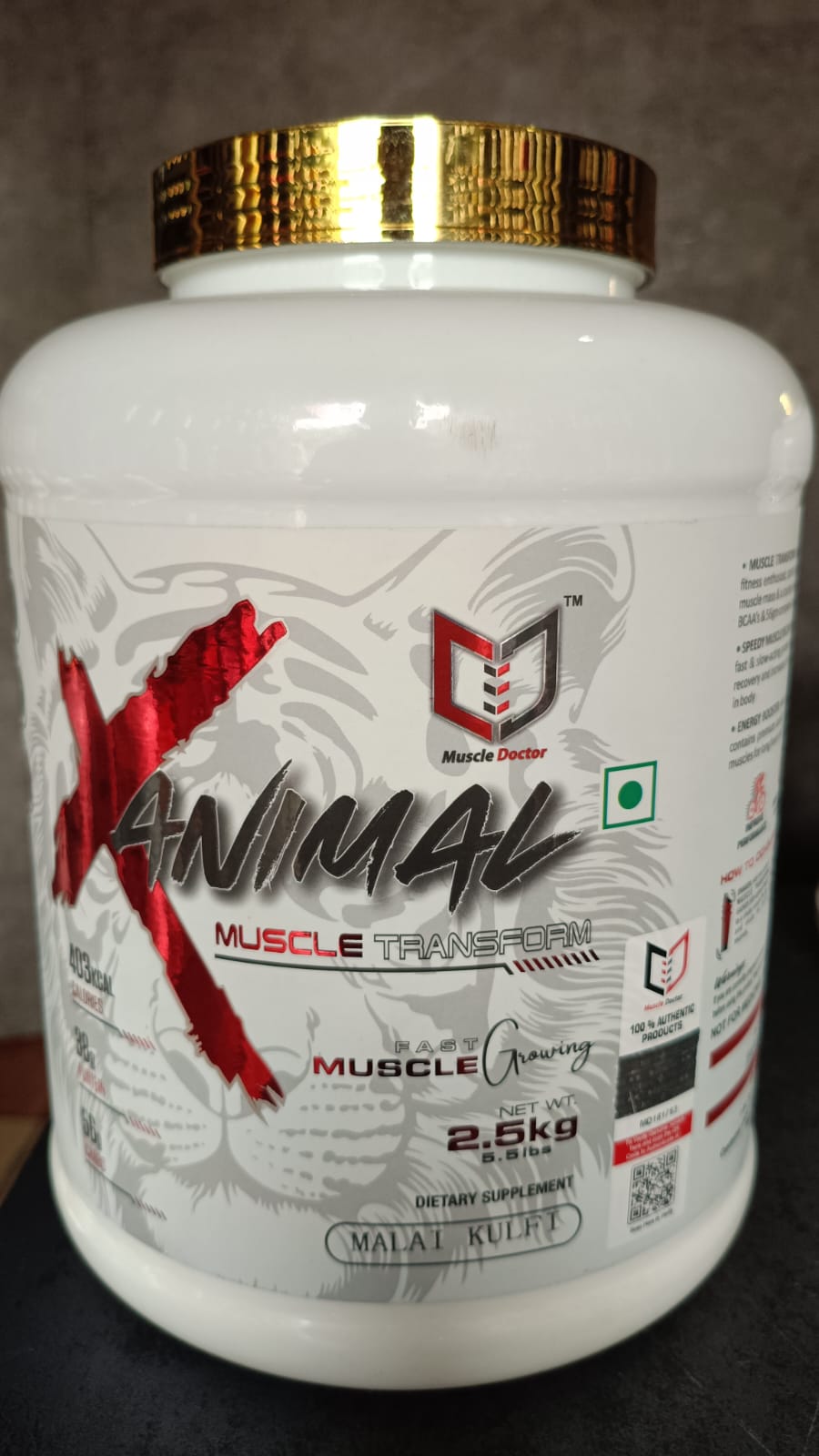 Muscle Doctor Muscle Transform Muscle Gainer 2.5kg Malai Kulfi