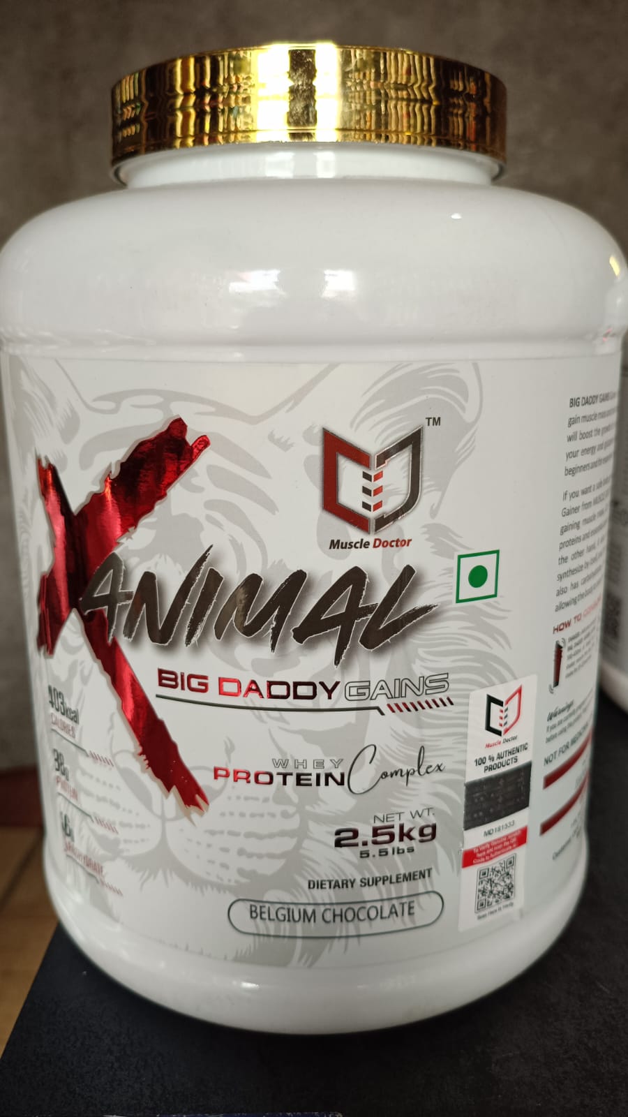 Muscle Doctor Big Daddy Gains 2.5kg Belgium Chocolate