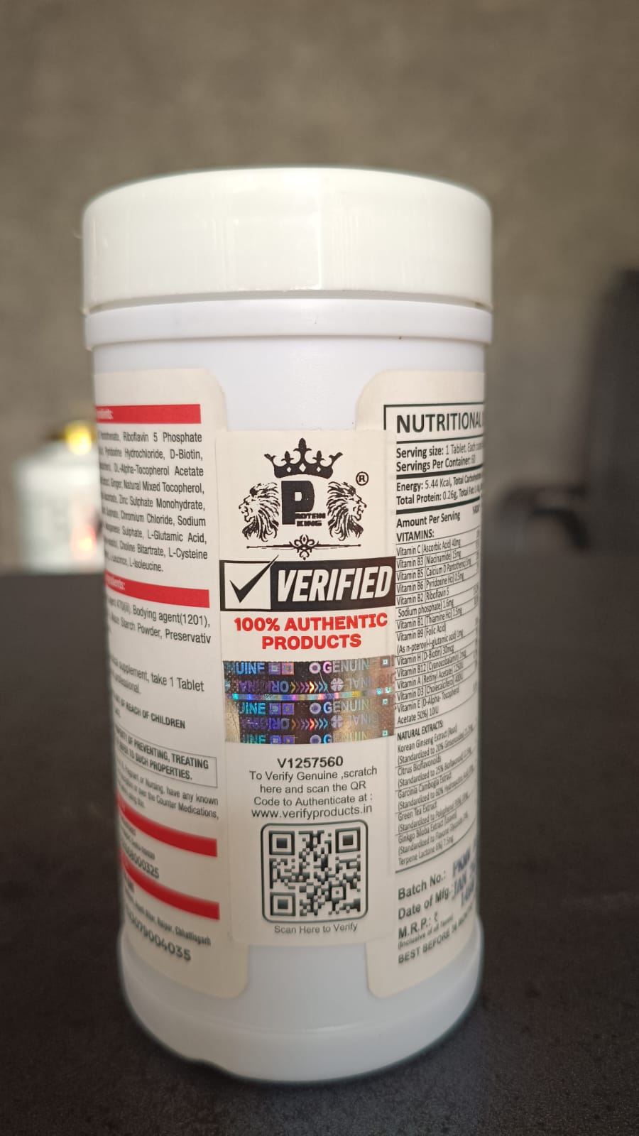 Protein King MULTIVITAMIN 60TAB.