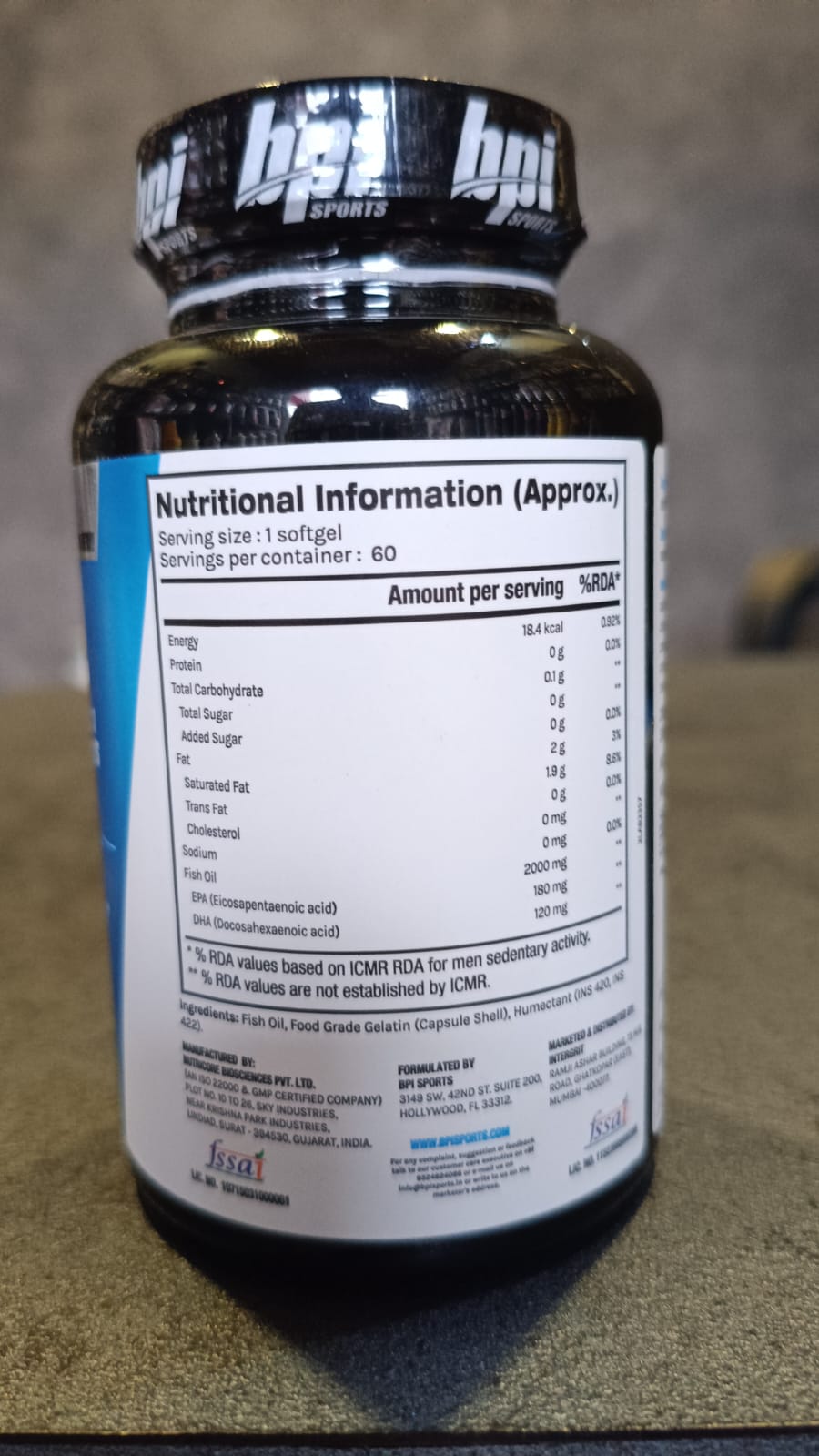 Bpi Sports Omega3 60 Cap