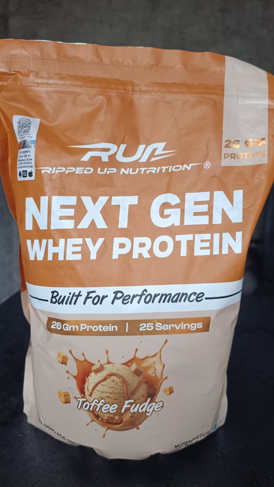Ripped Up Nutrition Next Gen Whey Protein 1kg Toffee Fudge