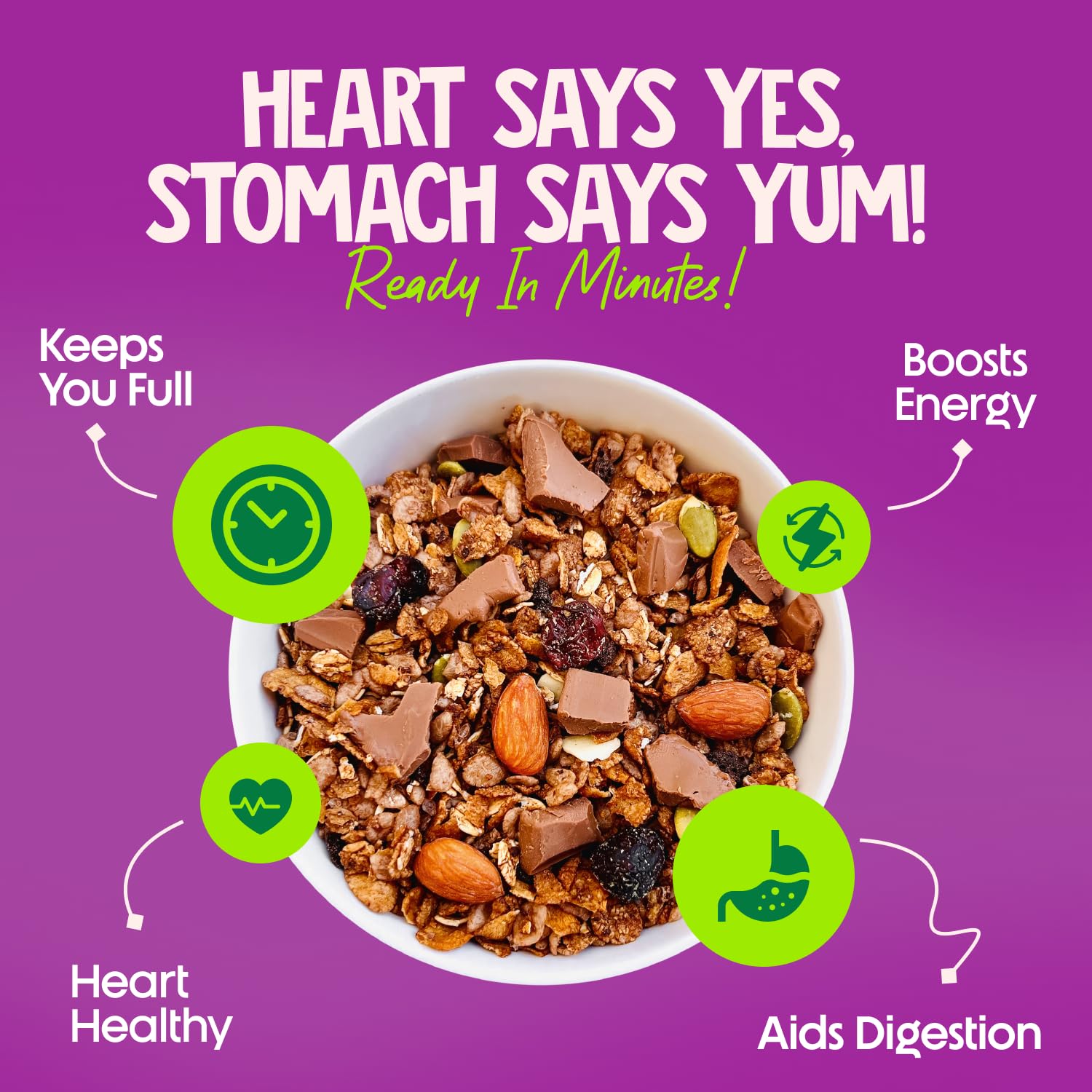 ALPINO 17g Protein-Rich Super Muesli Chocolate 750g