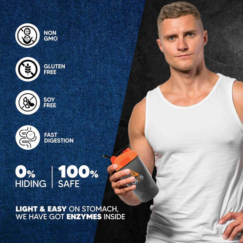 AS-IT-IS ATOM PWR Whey Protein with Enzymes, 24g Protein, 11g EAA, Lean Muscle Gains & Rapid Recovery, Easy Digest, 1Kg Kesar Kulfi