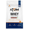 AS-IT-IS ATOM Whey Protein 2kg | 27g protein | Isolate & Concentrate | Double Rich Chocolate | USA Labdoor Certified | With Digestive Enzymes for better absorption