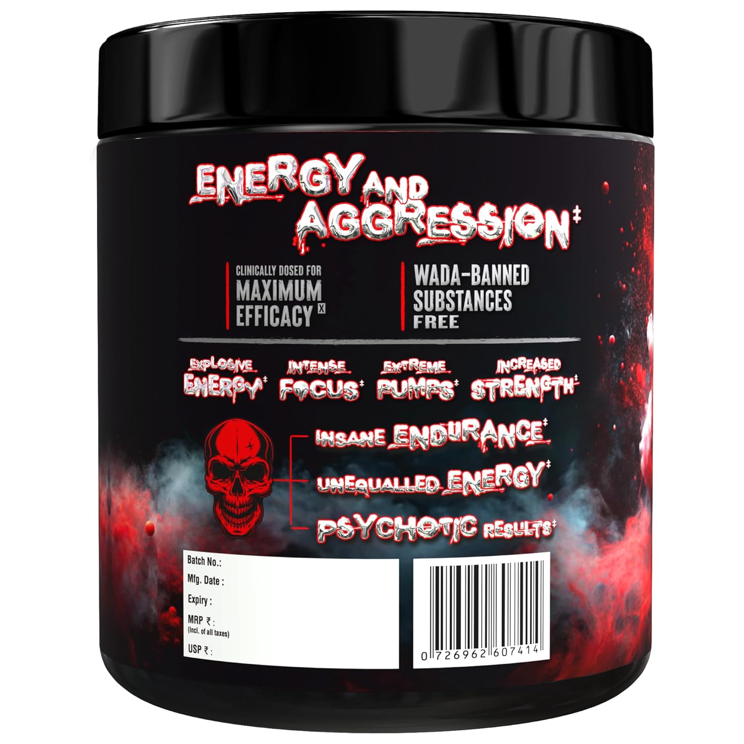 Bigmuscles Nutrition Freak Pre-Workout [30 Servings, Sex on the Beach] | Increased Energy, Strength, Mental Focus & Powerfull Pumps | 180 gm