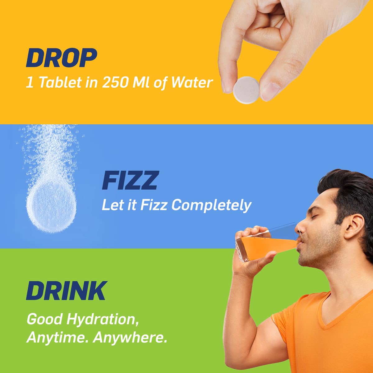 Fast&Up Reload (5 Litres) Low Sugar energy drink for Instant Hydration - 20 Effervescent Tablets with all 5 Essential Electrolytes + Added Vitamins - Certified Electrolytes Drink - Blueberry flavour