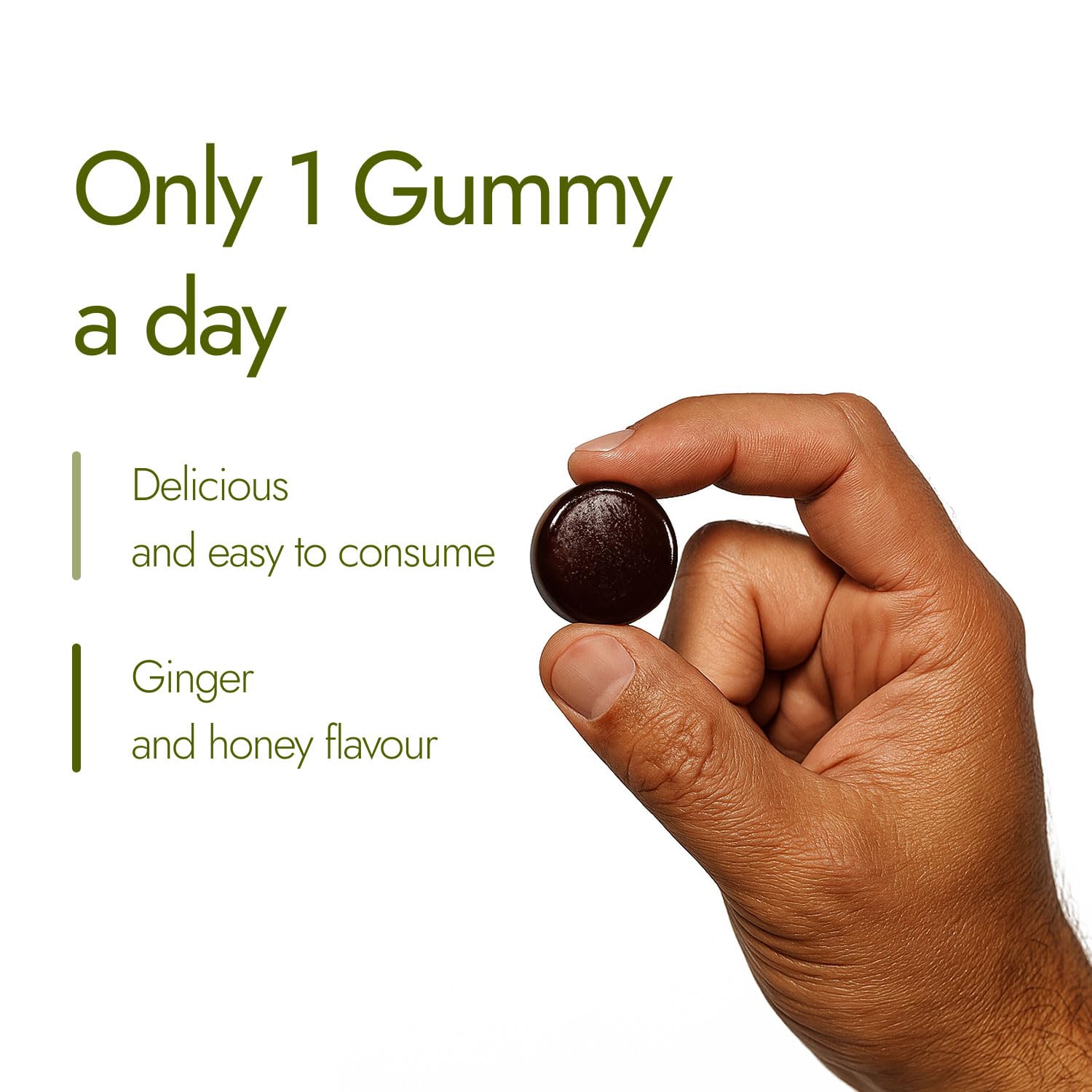 Kapiva Himalayan Shilajit/Shilajeet Gummies | 225mg Shilajit/Gummy | Ginger Honey Flavour | NABL-Certified Gummy | Boosts Energy Levels, Endurance & Stamina | No Added Sugar | Gelatin Free | 60 Gummies