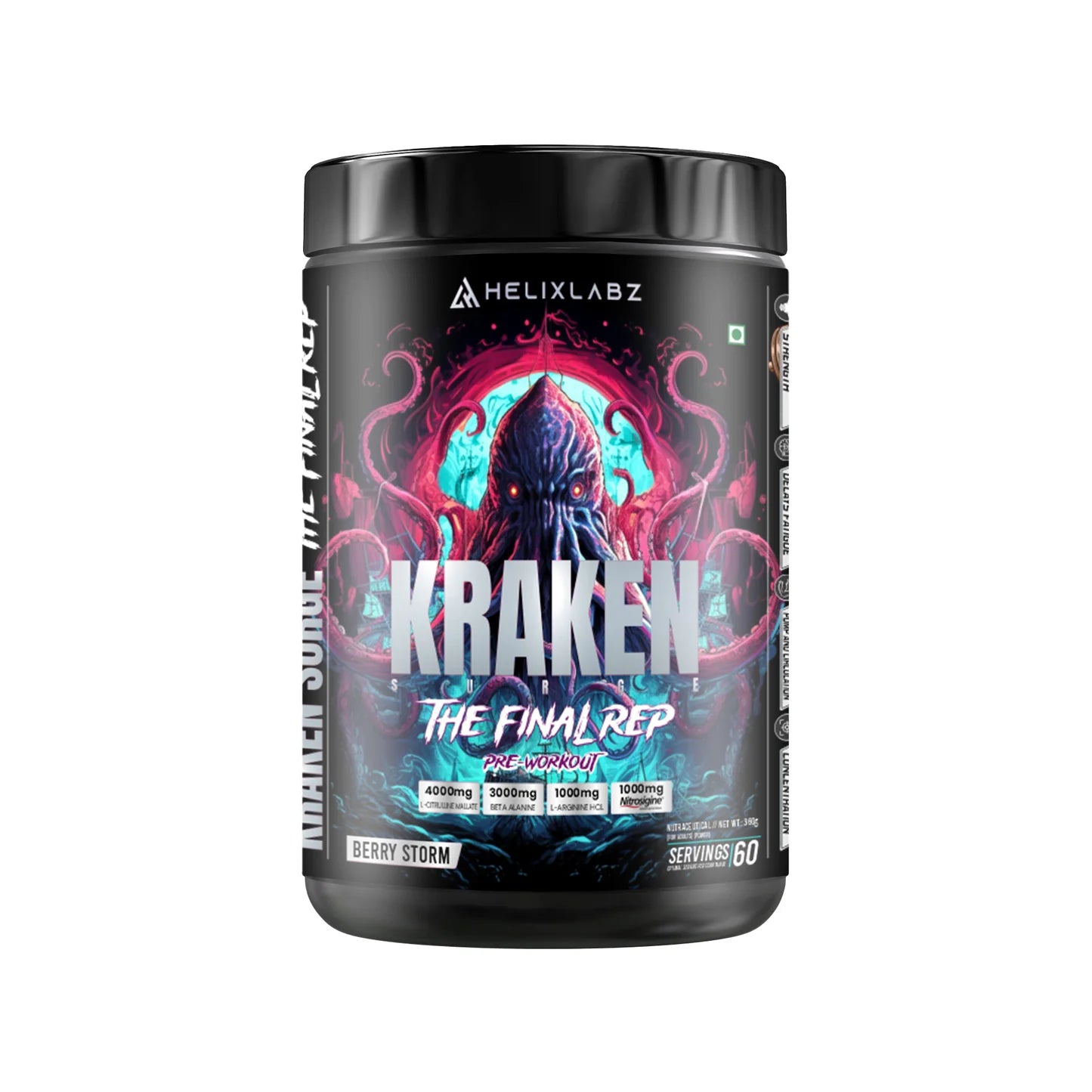 Helixlabz Kraken Pre Workout 60ser. Berry Storm