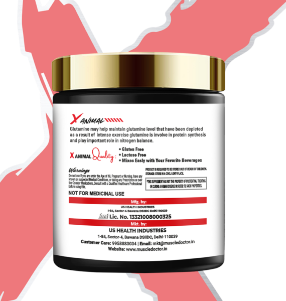 Muscle Doctor L-GLUTAMINE 200G Unflavord