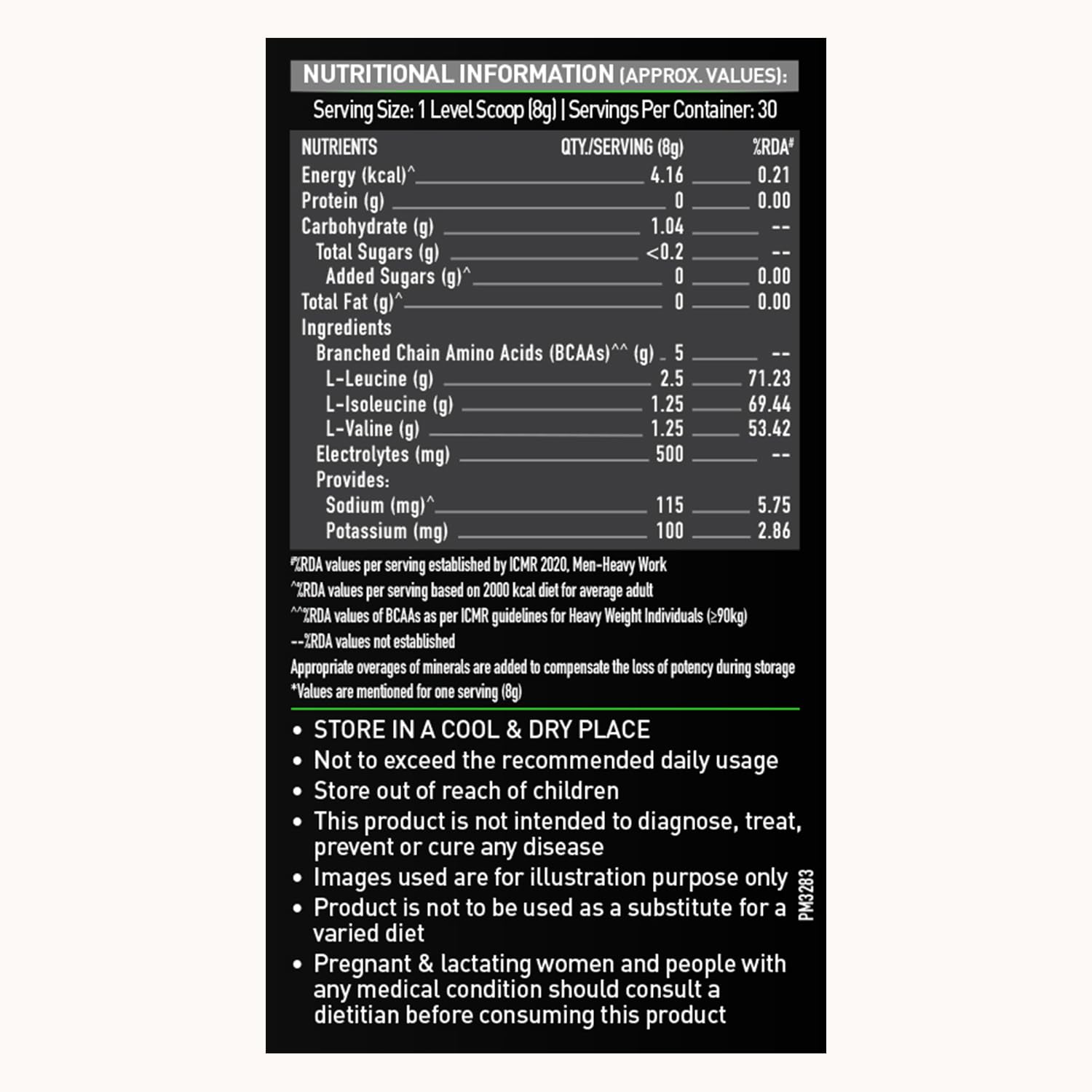 MuscleBlaze BCAA Pro Powder, Powerful Intra Workout (Watermelon Kool Aid, 240g, 30 Servings) | With 5g BCAAs & 500mg Electrolytes