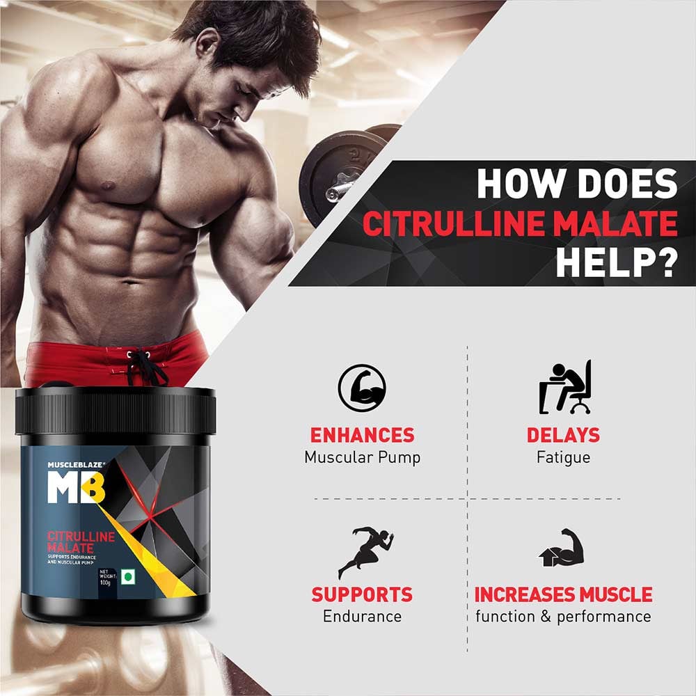 MuscleBlaze Citrulline Malate Unflavored • 100 g