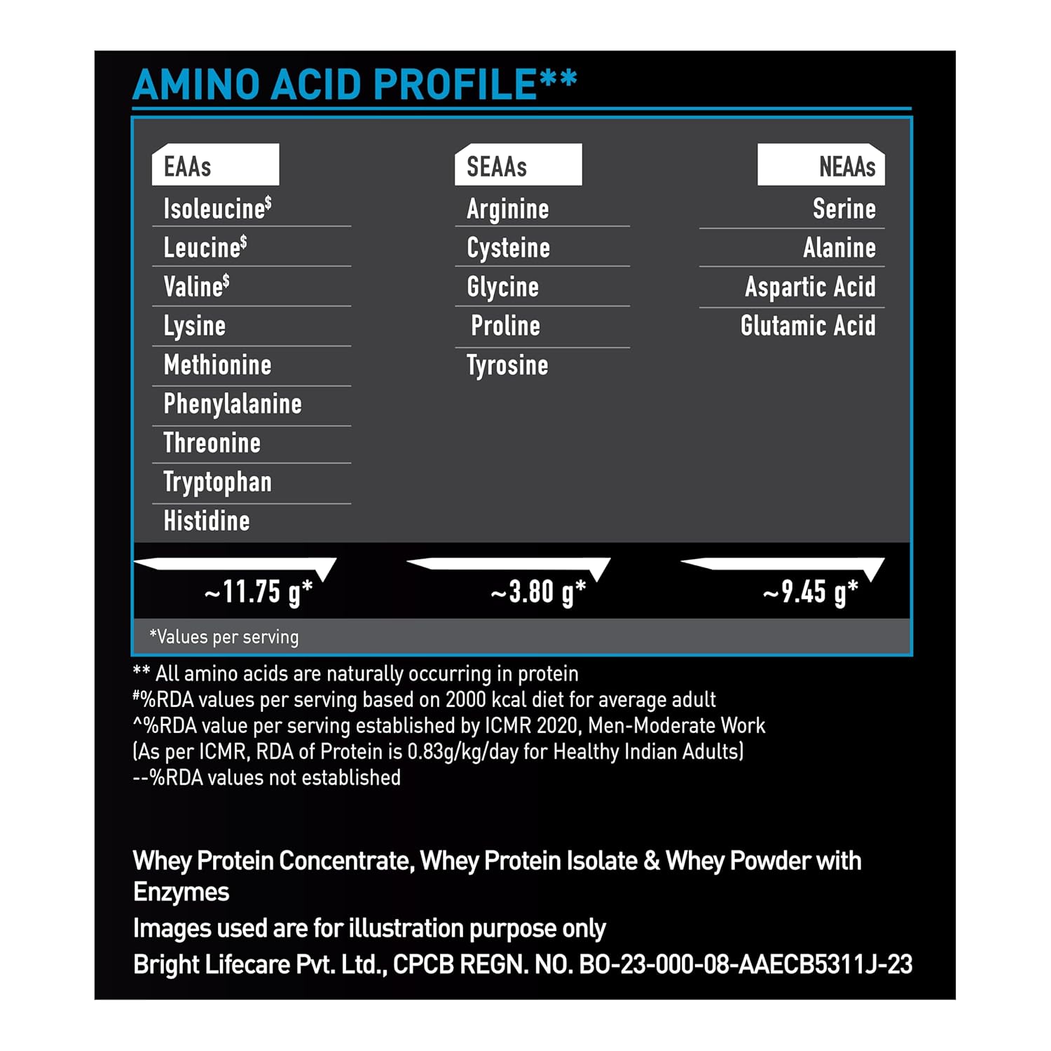 MuscleBlaze 100% Whey Protein, Ultra Premium Blend with Whey Protein Concentrate & Whey Protein Isolate, 25 g Protein per Scoop (cookkies&cream , 2 kg / 4.4 lb)