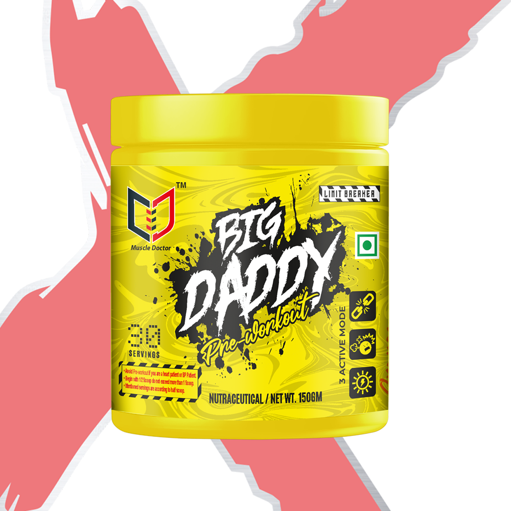 Muscle Doctor Big Daddy Pre Workout 150g Orange 30 ser.