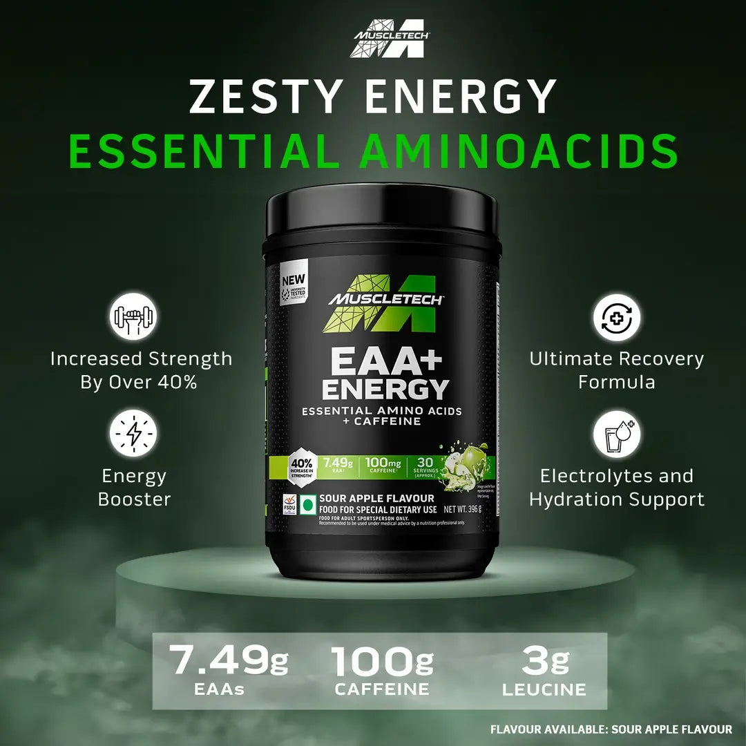 MuscleTech™ EAA+ Energy Amino Acid, Muscle Building, Recovery