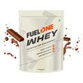 FUELONE Whey Protein (Chocolate, 1kg / 2.2lbs) | 24g Protein | 5.29g BCAA, 4.2g Glutamic Acid