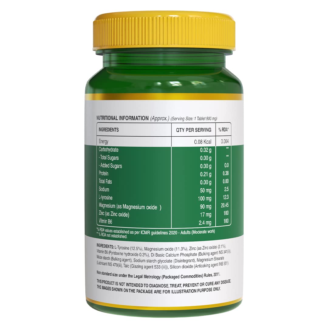 Pure Nutrition Zinc ZMA – 60 Veg Tablets | 800mg Zinc, Magnesium Aspartate & Vitamin B6 | Supports Muscle Recovery, Bone Strength & Deep Sleep | Boosts Energy, Testosterone & Immunity | Ideal for Athletes & Active Lifestyles