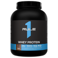Rule1 1 R1 Whey Blend, Chocolate Fudge - 5.02 lbs Powder - 24g Whey Concentrates, Isolates & Hydrolysates with Naturally Occurring EAAs & BCAAs - 65 Servings